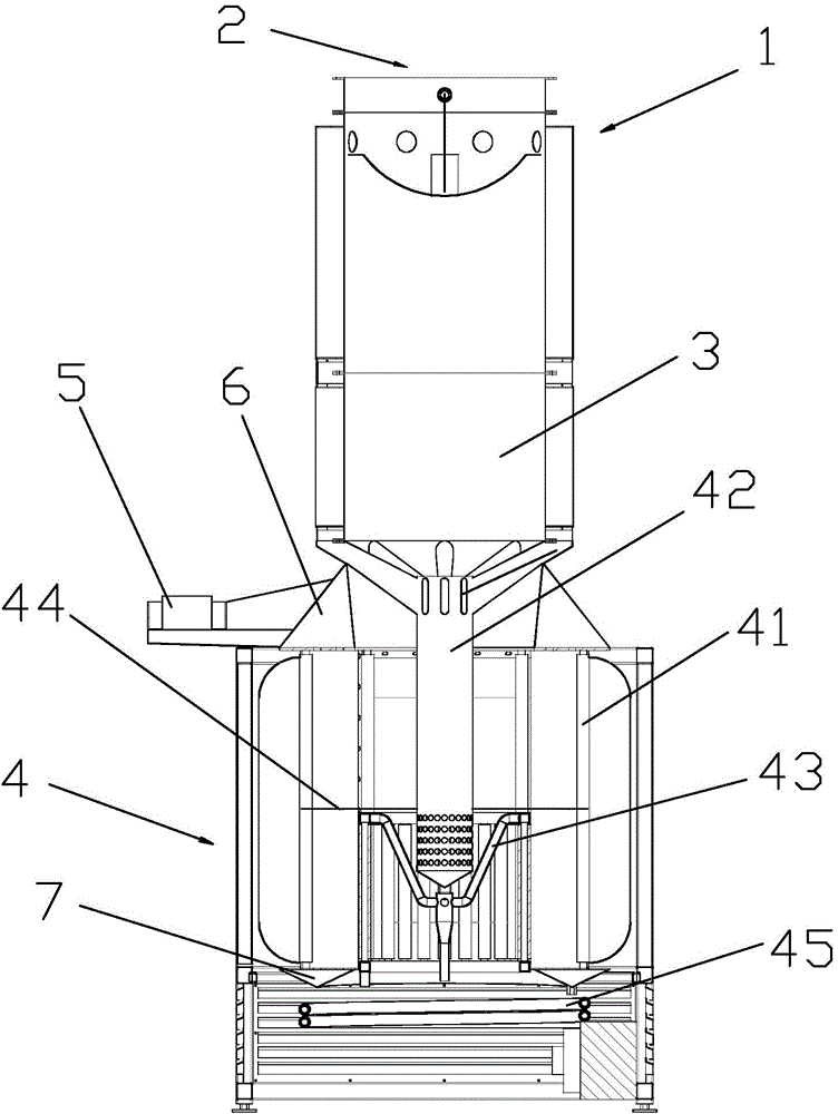 Vertical air-cooled condenser