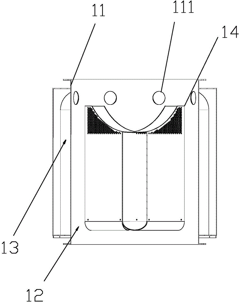 Vertical air-cooled condenser