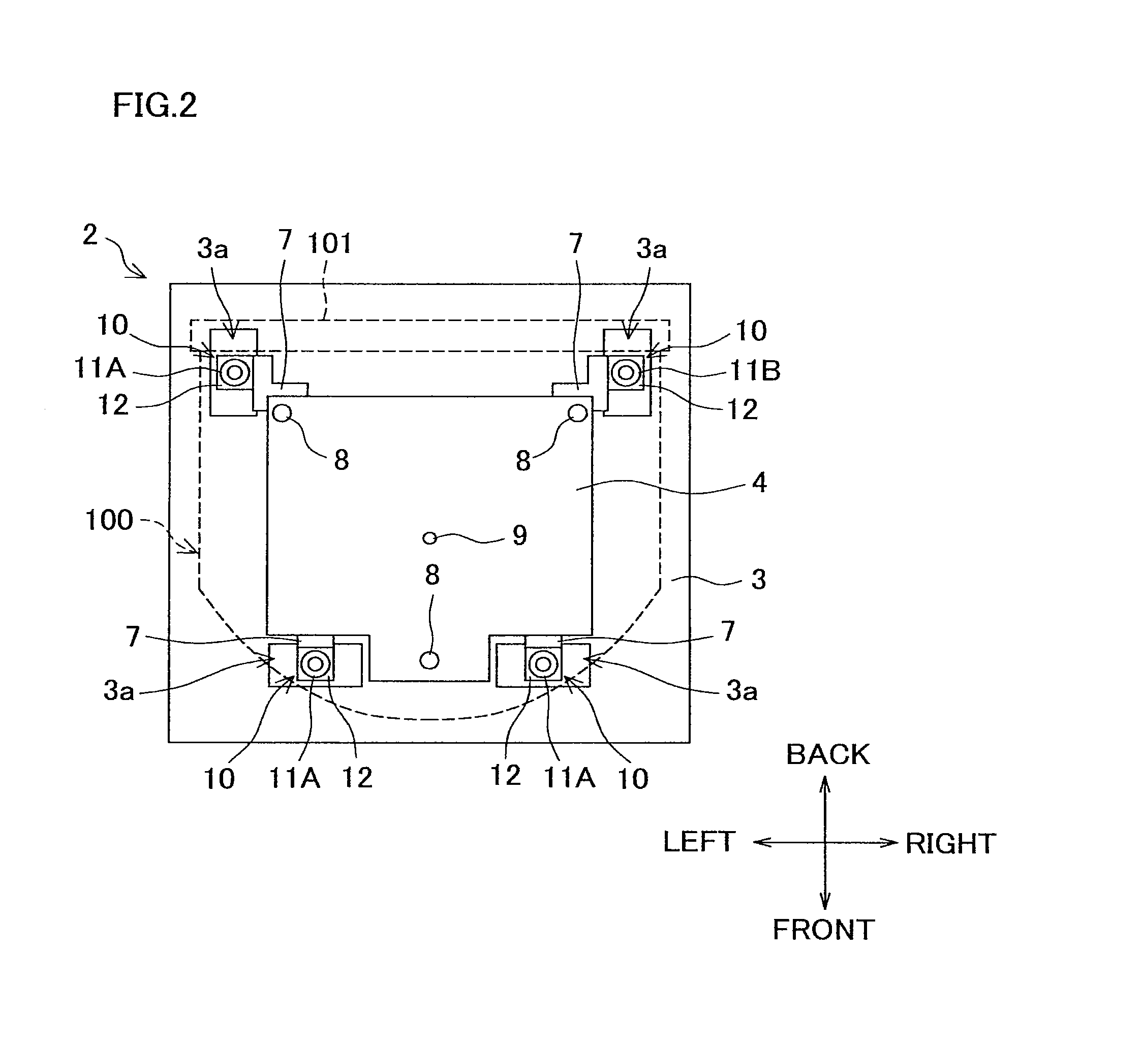 End structure of nozzle, purging device, and load port