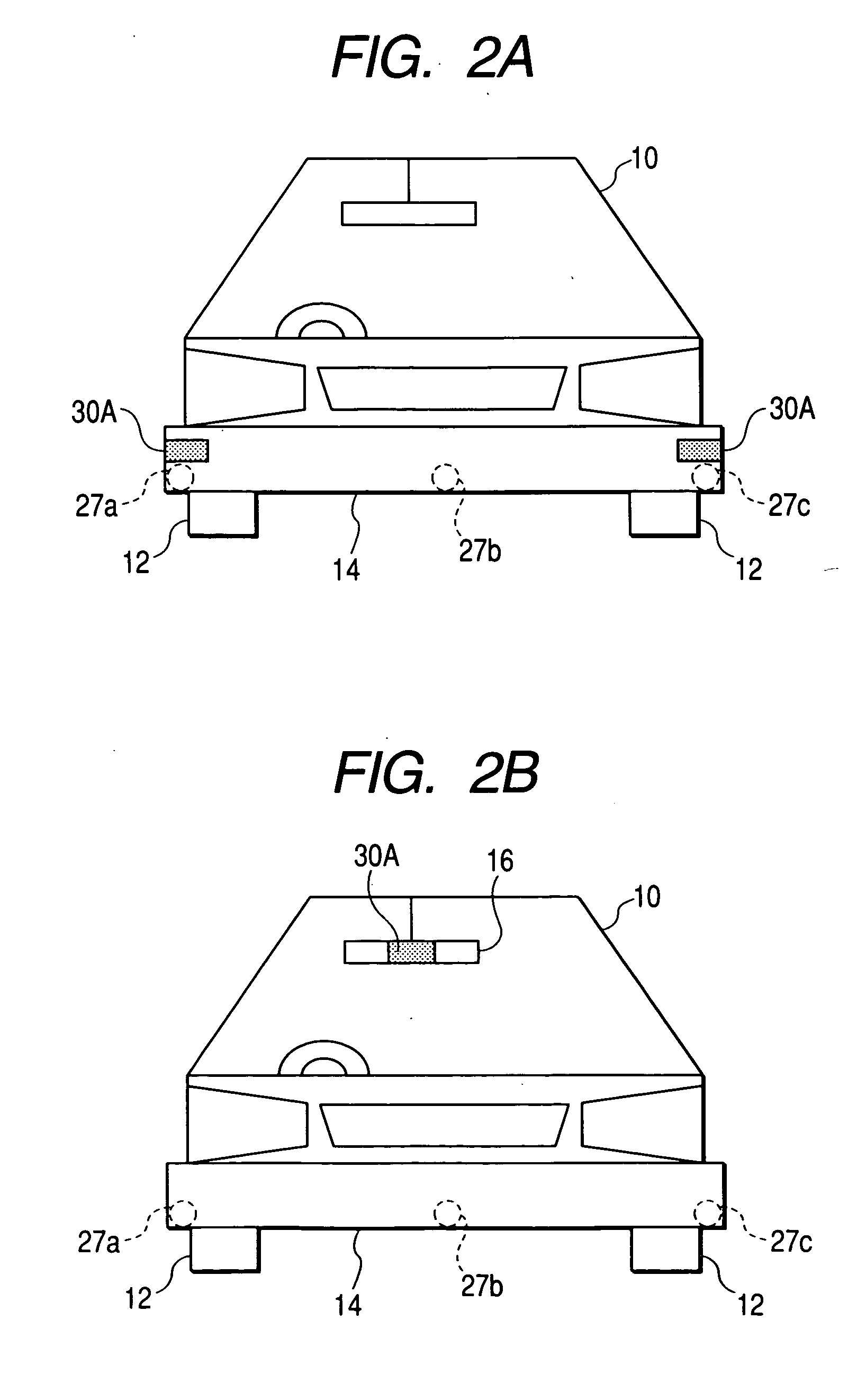 Pedestrian detection device, related method, air bag system and vehicle equipped with air bag system