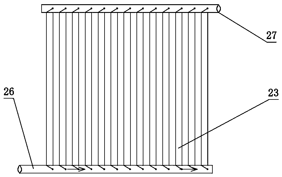 Horizontal domestic garbage combustion furnace