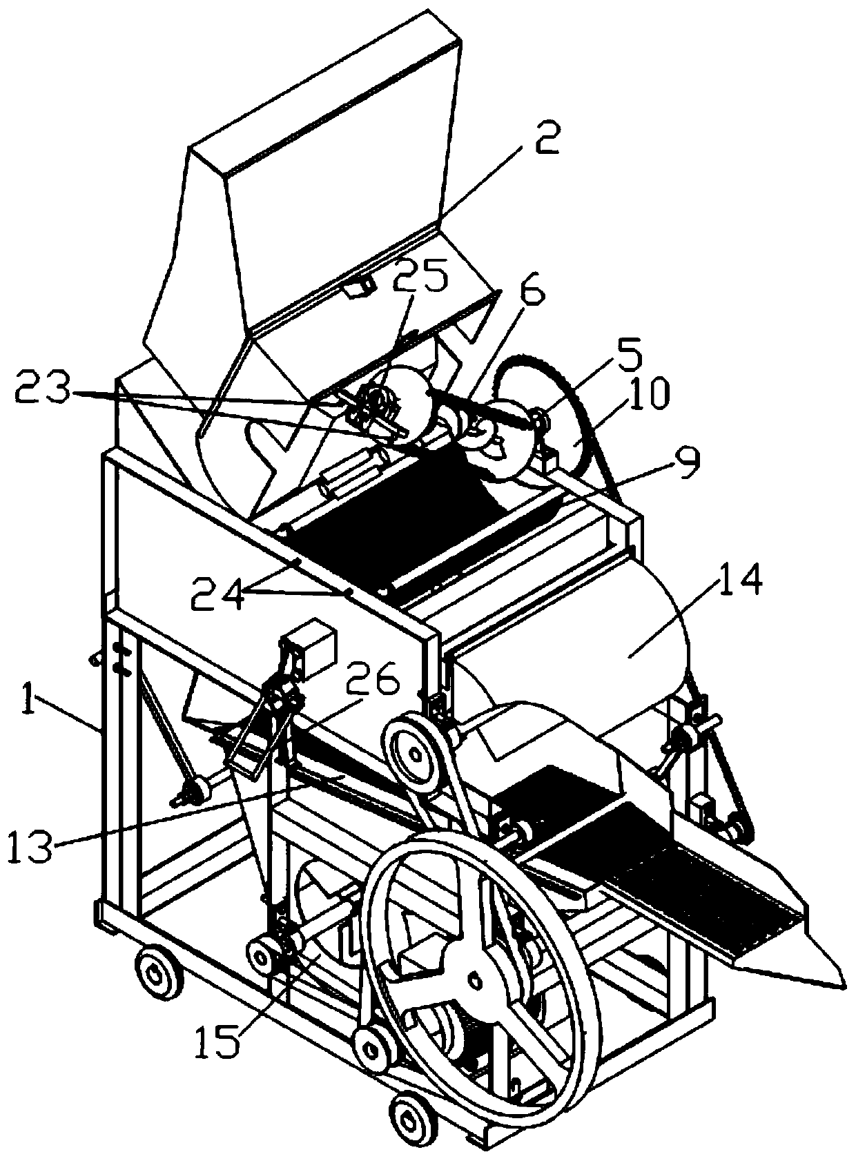 Peanut seed sheller