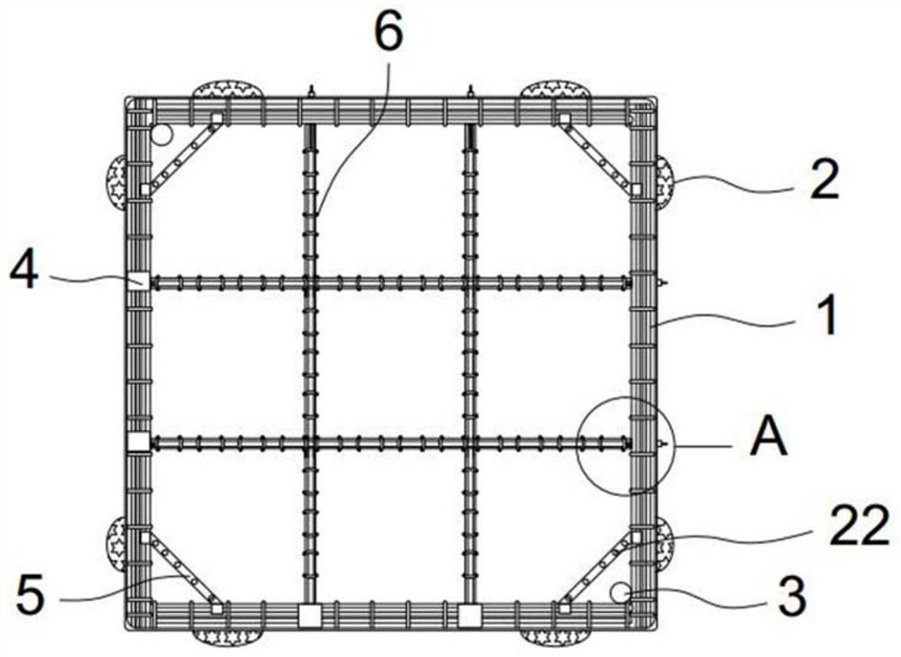 Fry breeding net cage