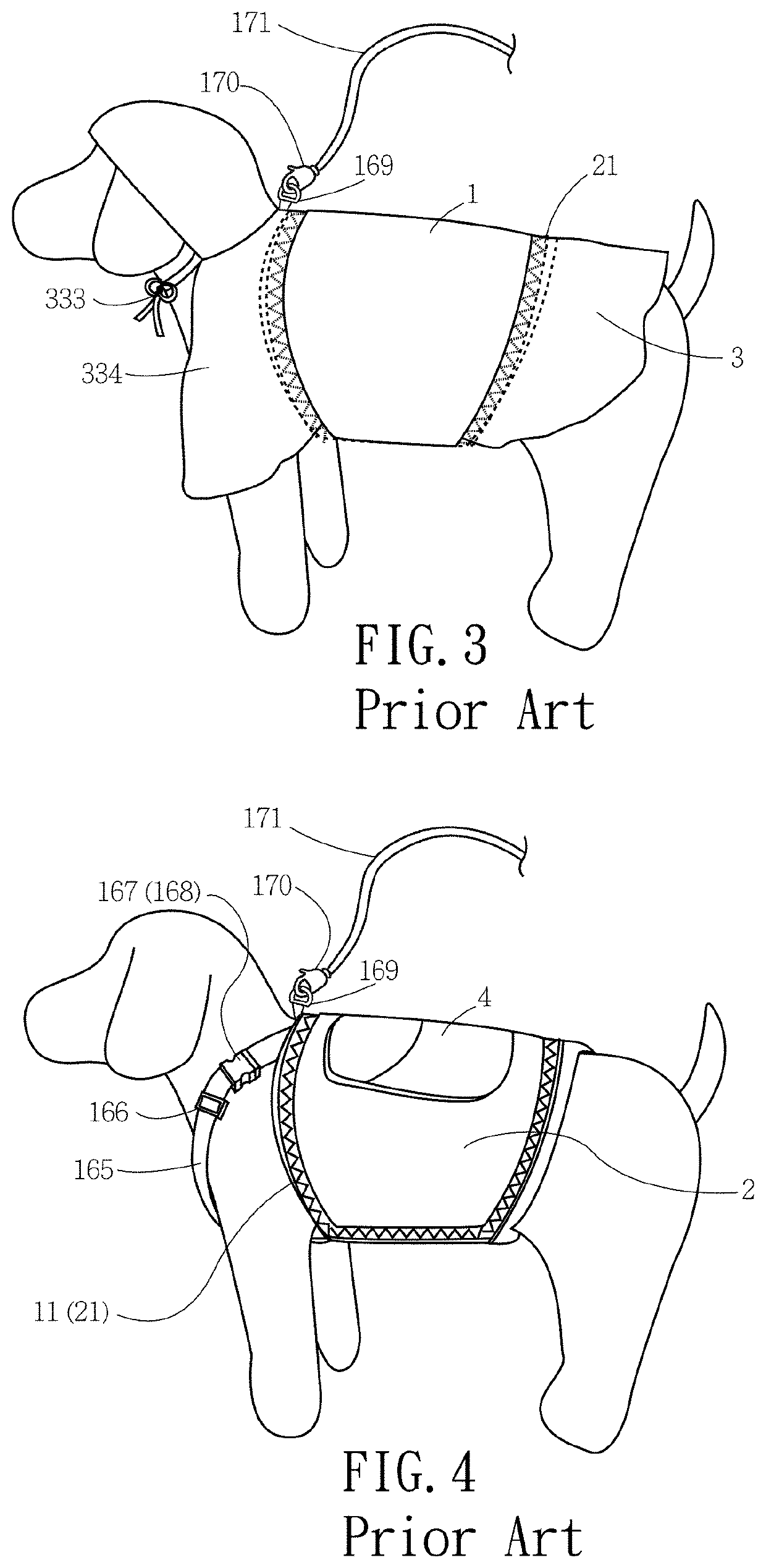 Body-worn structure