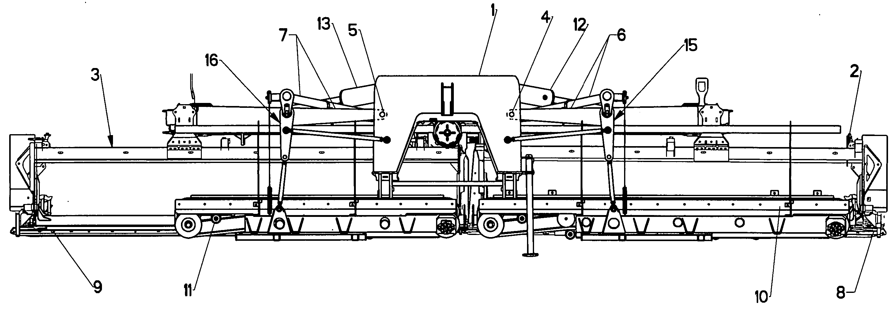 Mower with foldable mowing units