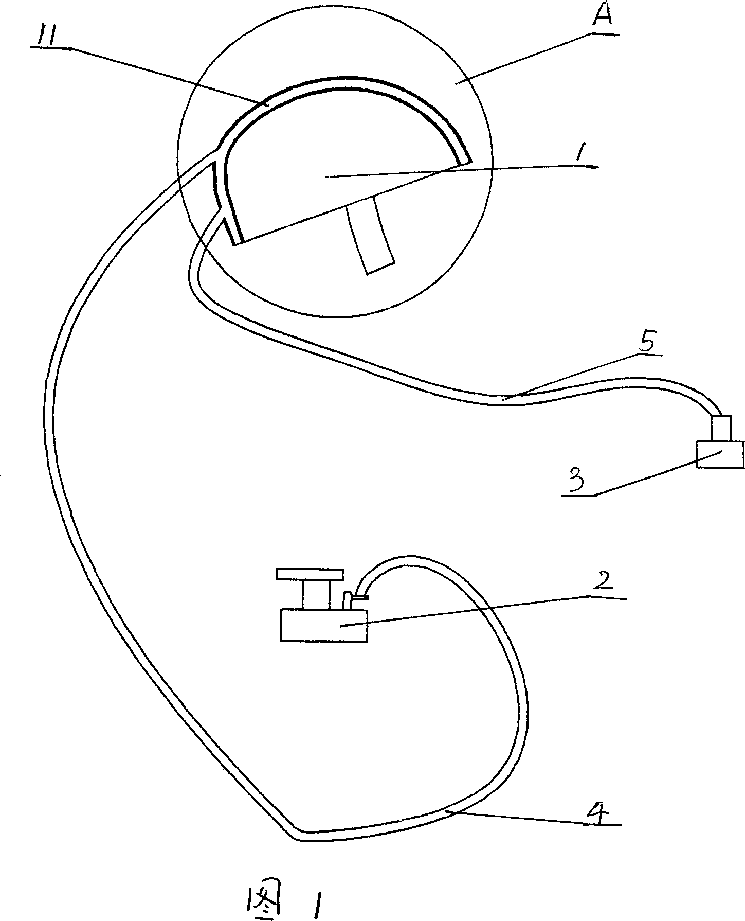 A health therapeutic device for preventing and controlling cerebrovascular disease