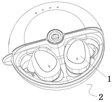 True wireless Bluetooth headset suite and assembling method thereof