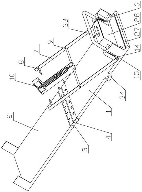 Paper center folding device