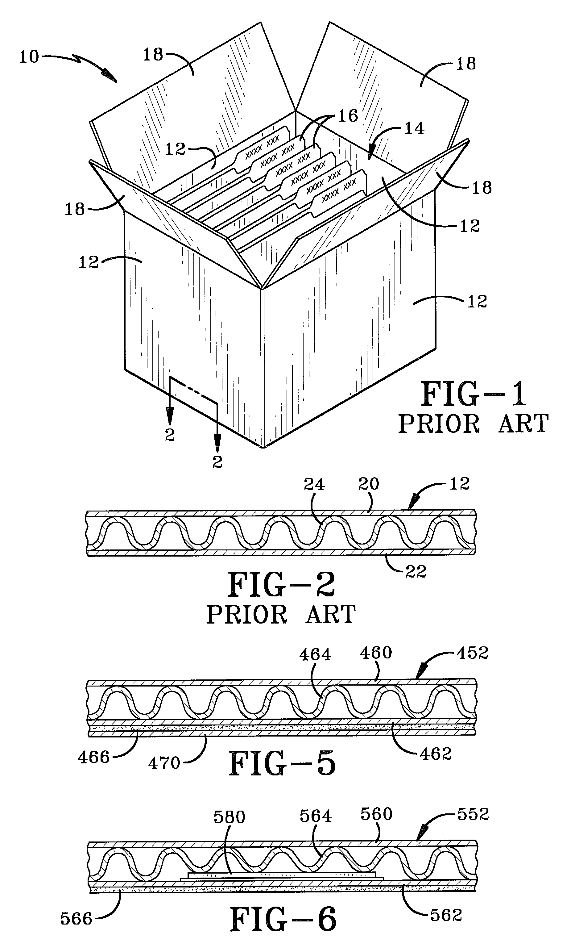 Packaging having protective materials incorporated therein