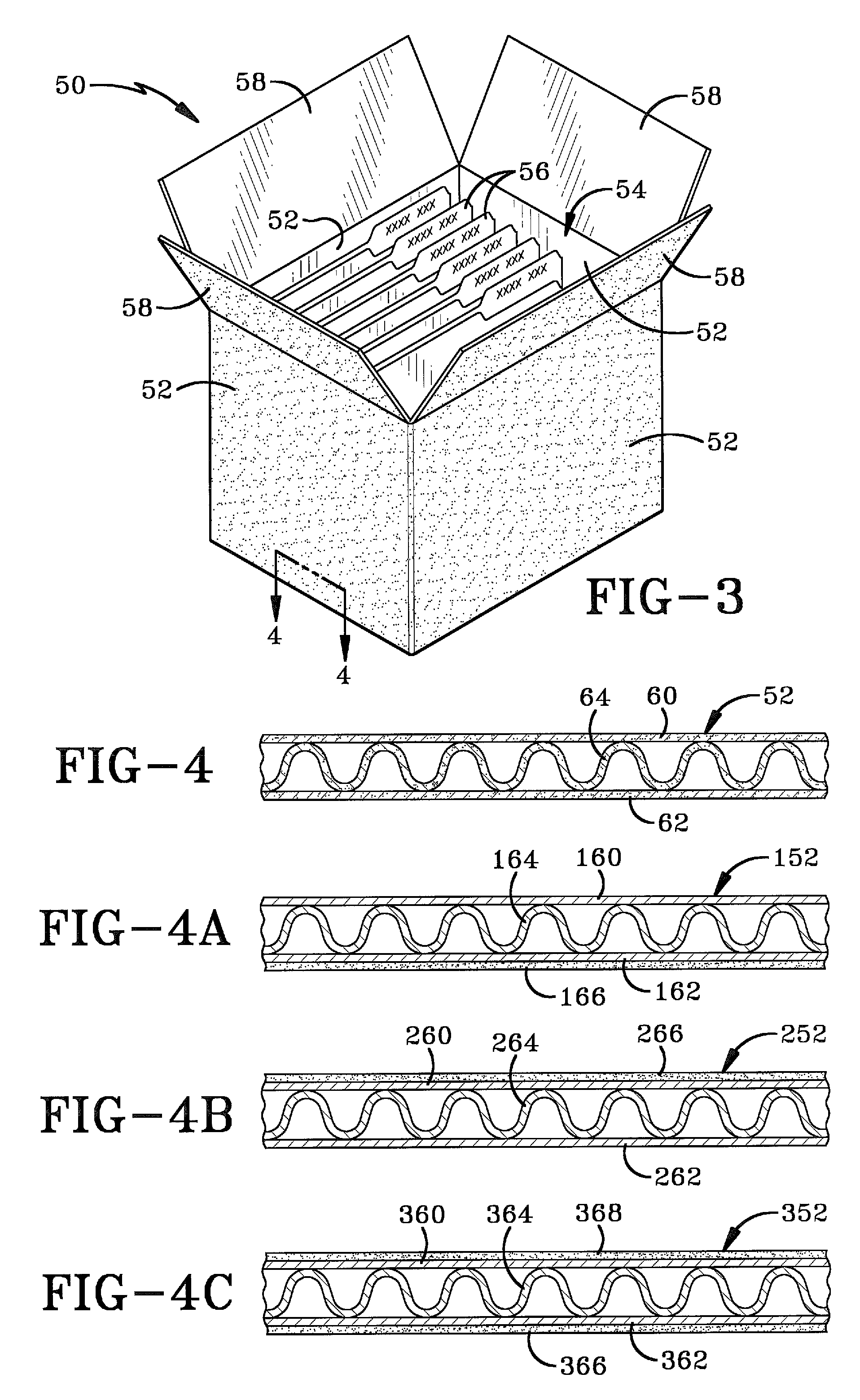 Packaging having protective materials incorporated therein