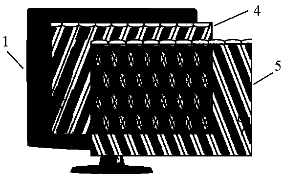 Integrated imaging 3D display device based on two-dimensional inclined column lens array