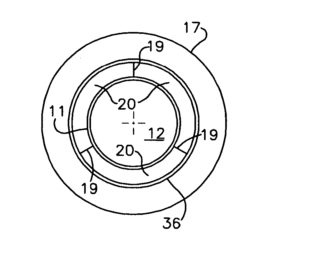 Devices for regulating pressure and flow pulses