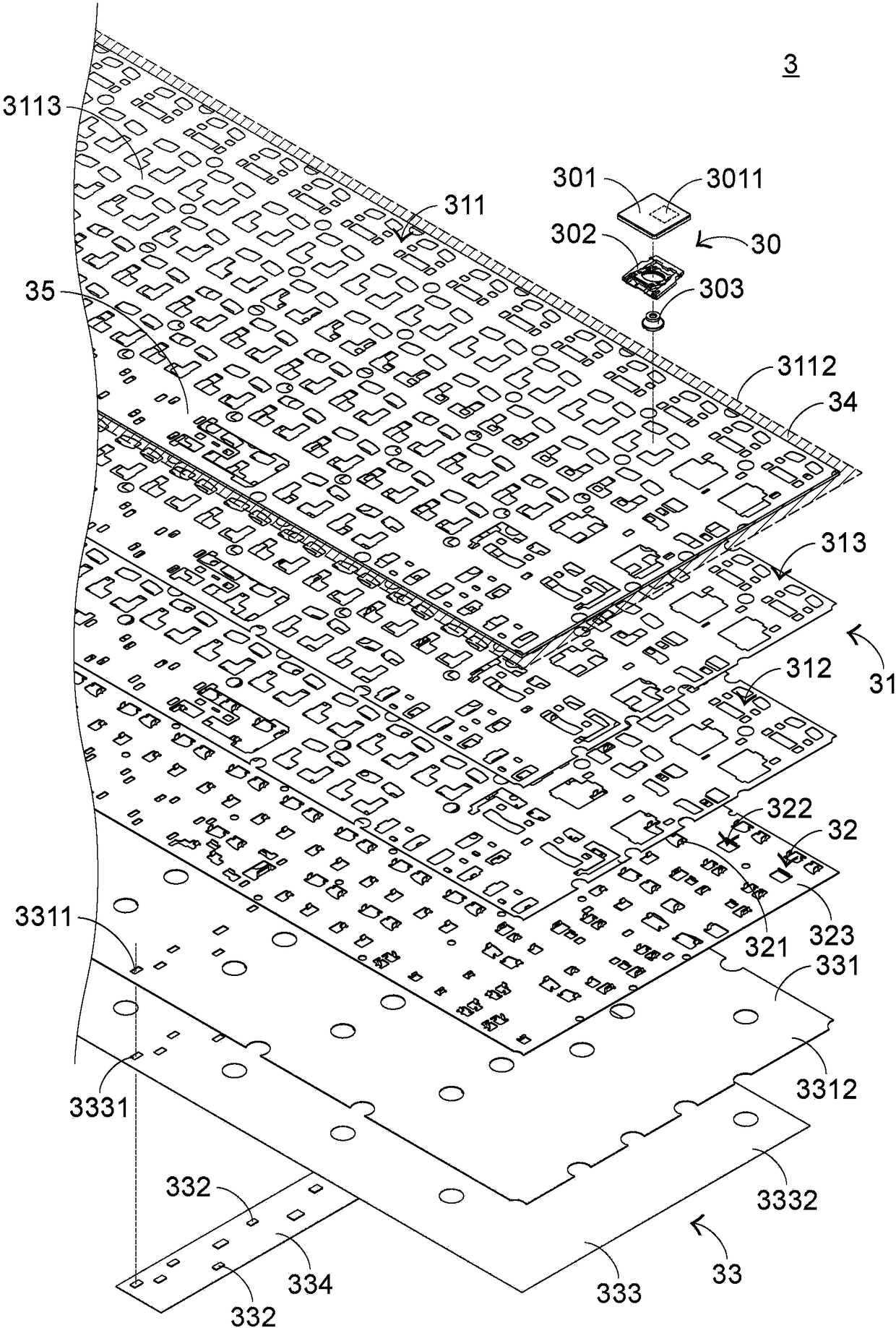 Light-emitting keyboard