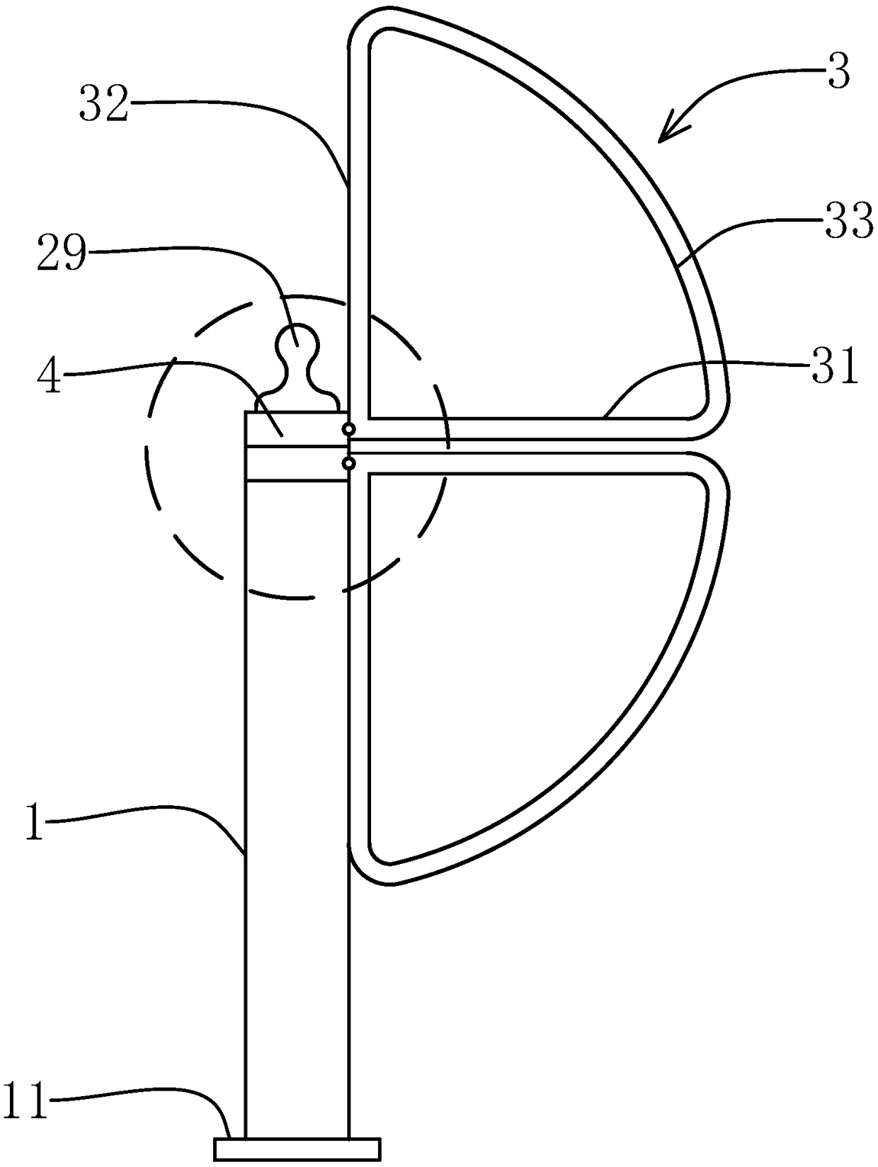 Easy-to-adjust ticket purchase guardrail and use and folding method thereof