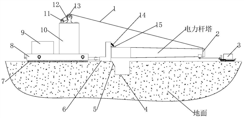 A method for installation and construction of power poles and towers for overhead transmission lines