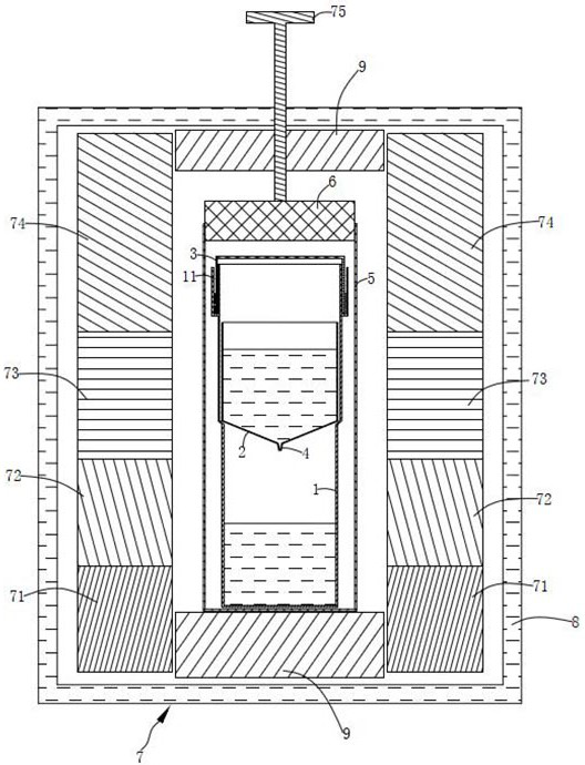 A method for preparing cadmium telluride or cadmium zinc telluride polycrystalline material