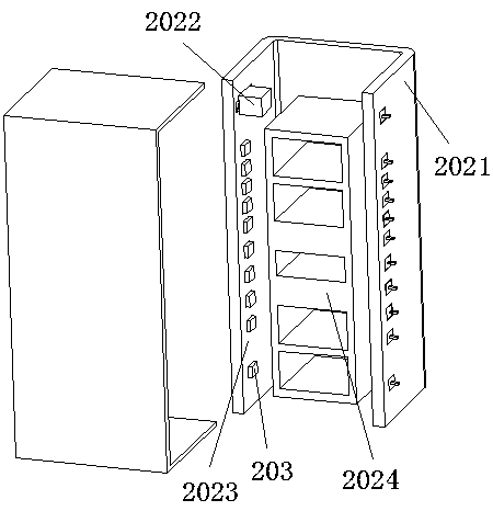 An intelligent express delivery access terminal