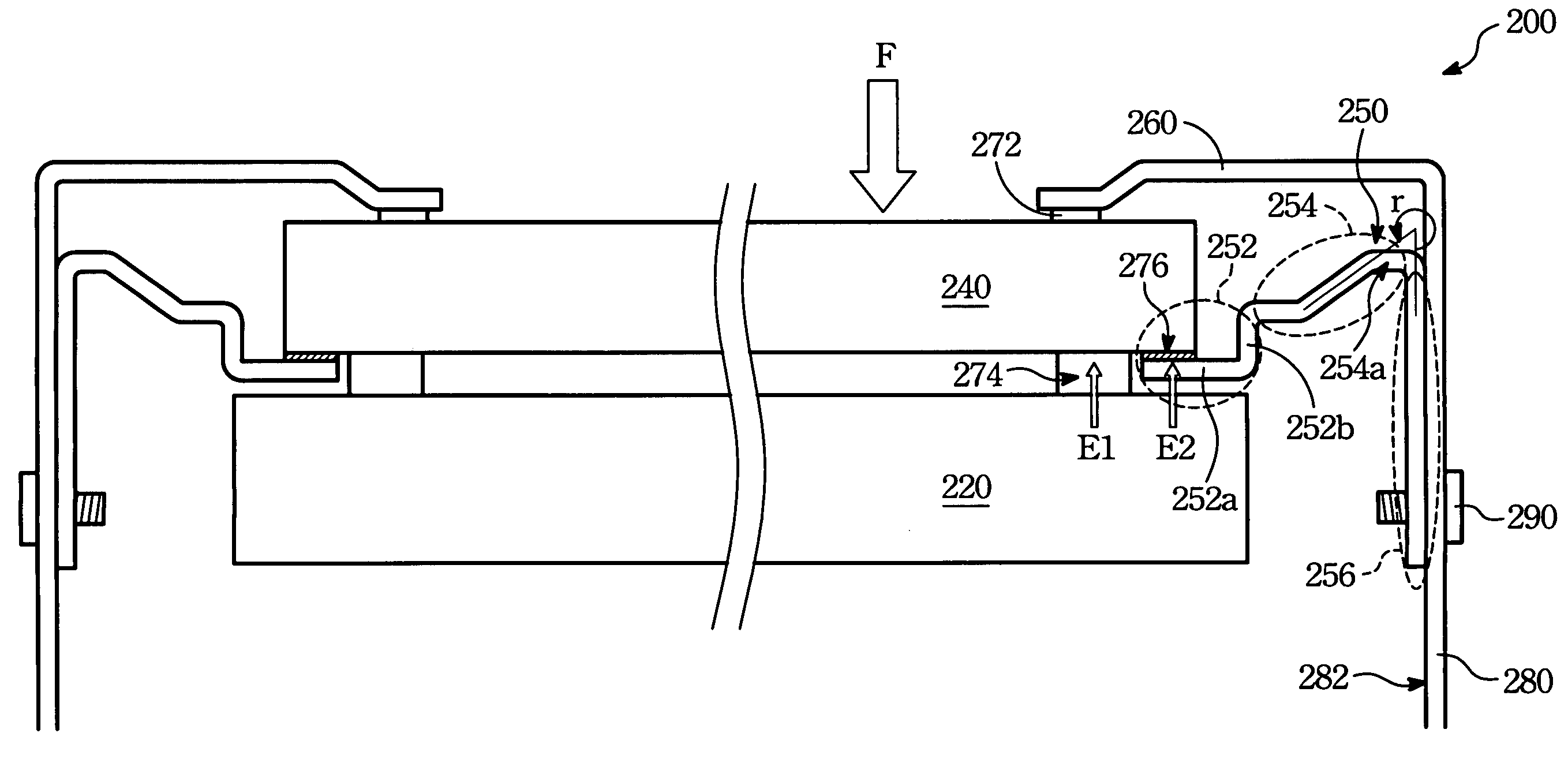 Display with touch panel