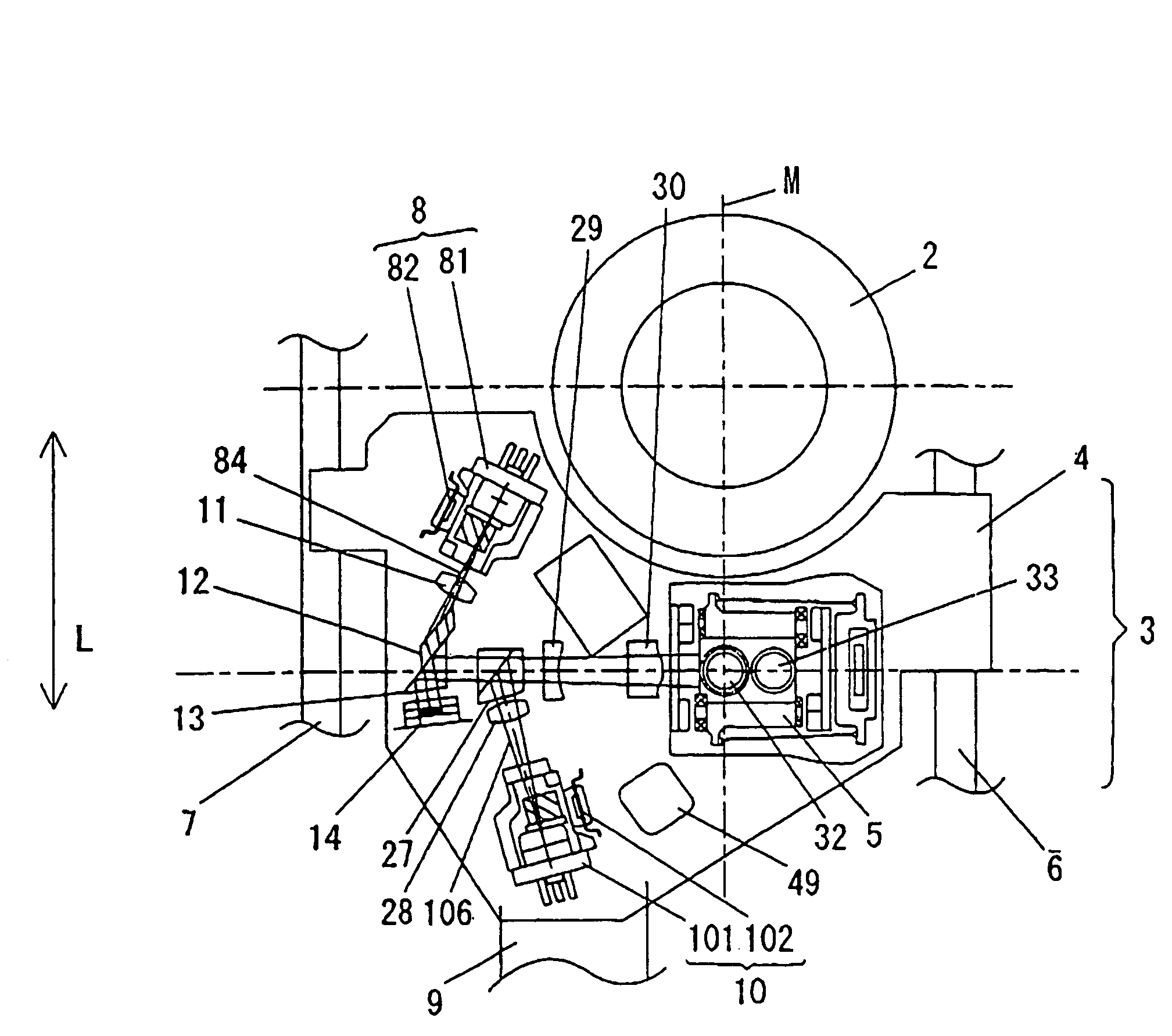 Objective lens, optical pick-up device, and optical disk device