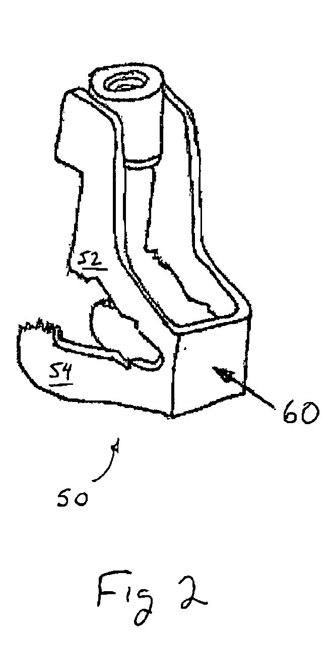 Non-invasive railroad attachment mechanism