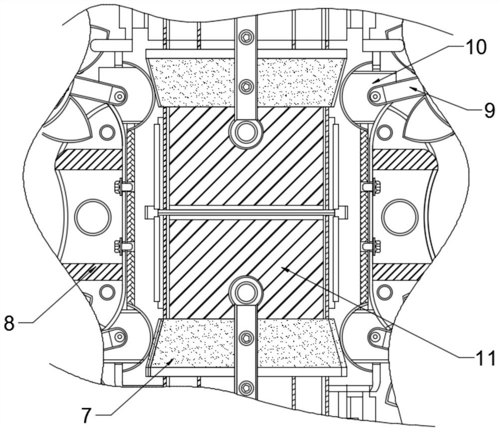 Energy-saving and environment-friendly goods clamping device for goods receiving by unmanned aerial vehicle