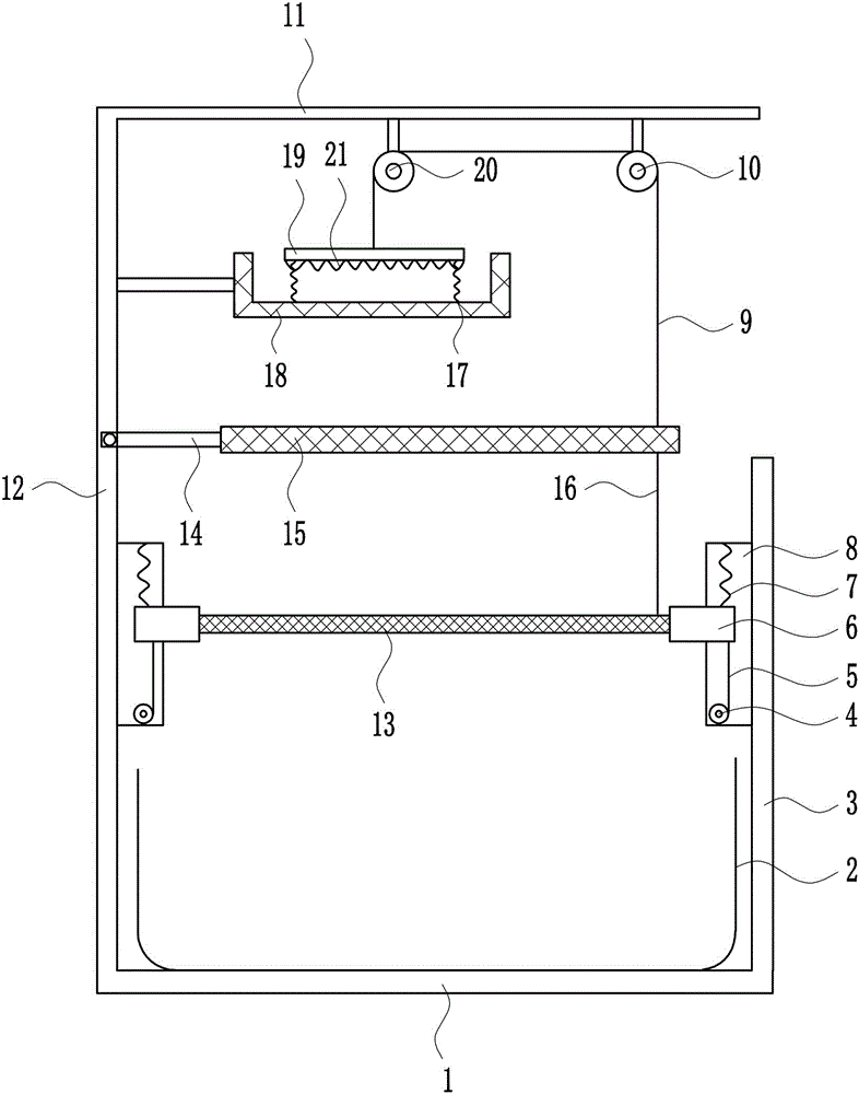 Agricultural soil block crushing device