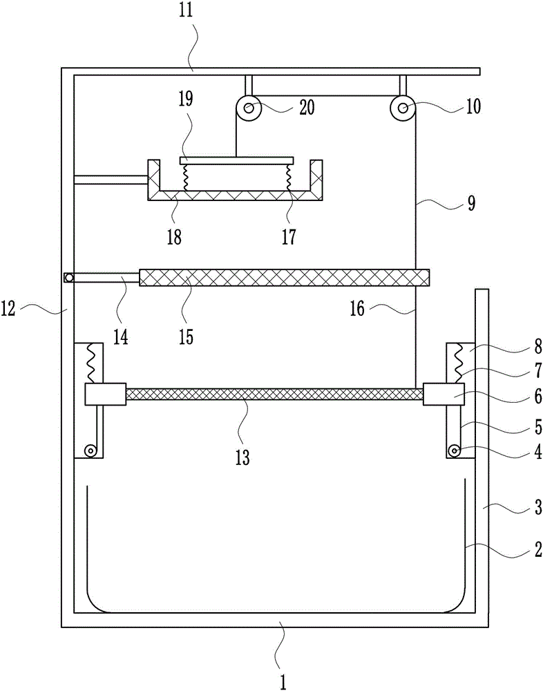 Agricultural soil block crushing device