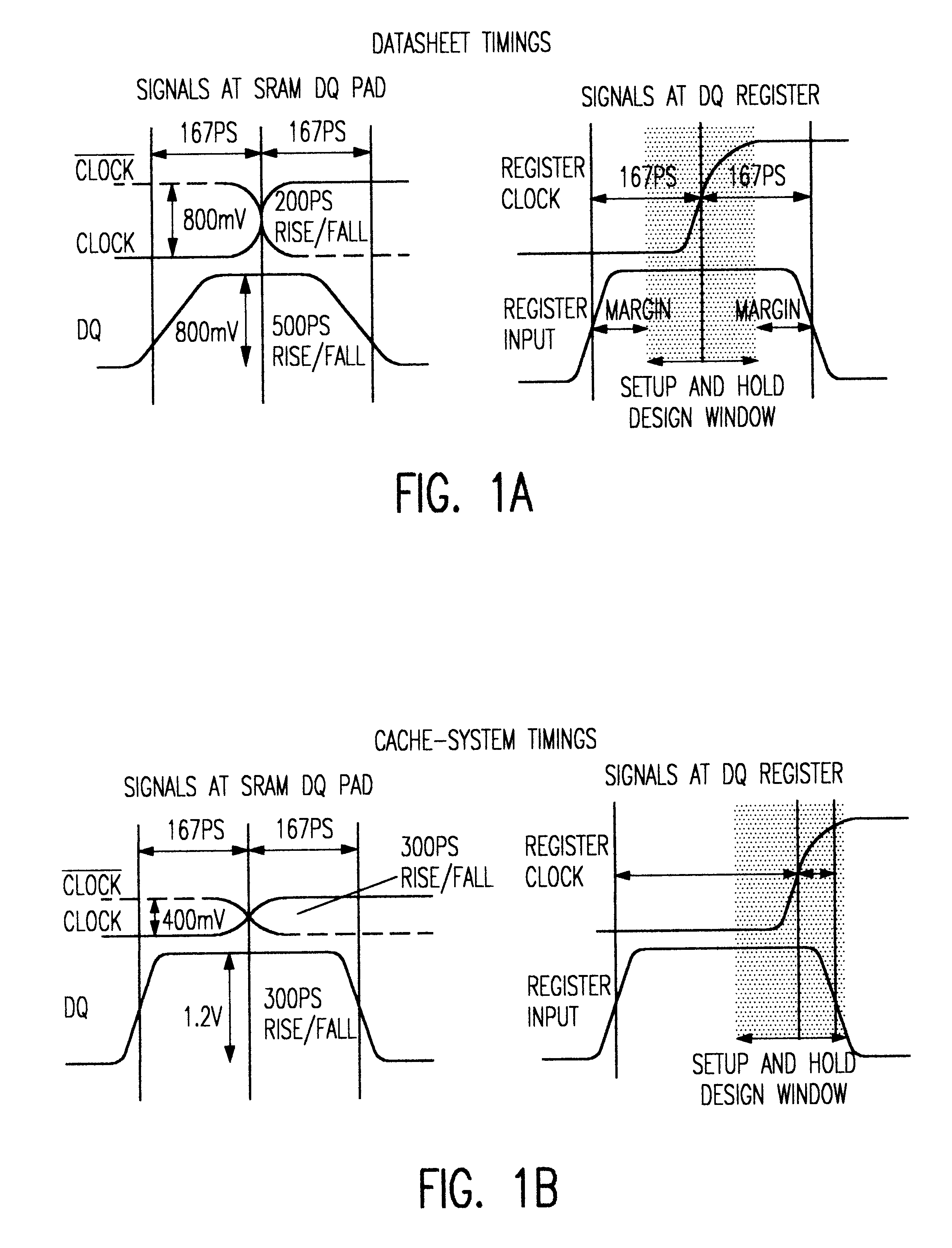 Memory having user programmable AC timings