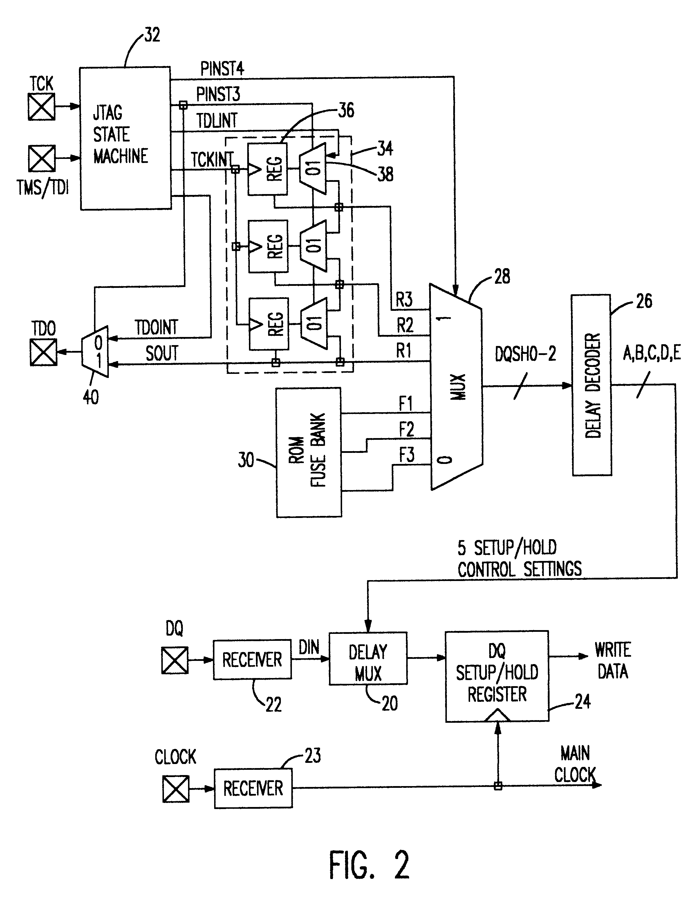 Memory having user programmable AC timings