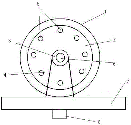 Cable line stranding device