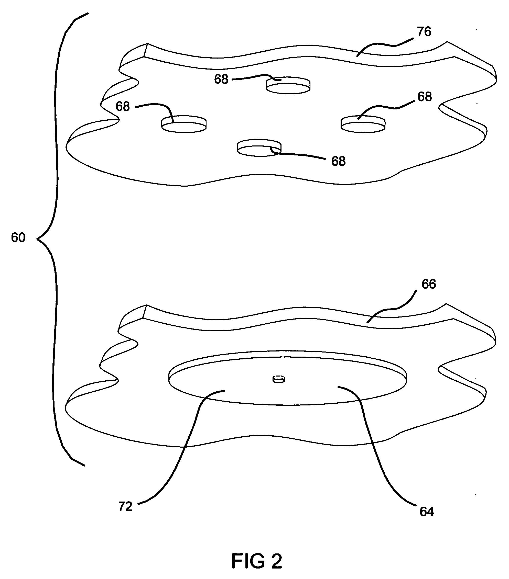 Ultra short high pressure gradient flow path flow field