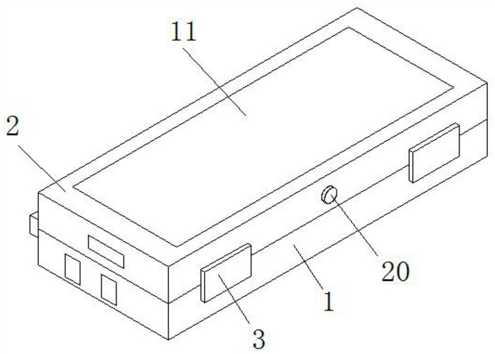 A portable cold light tooth beauty instrument mechanism