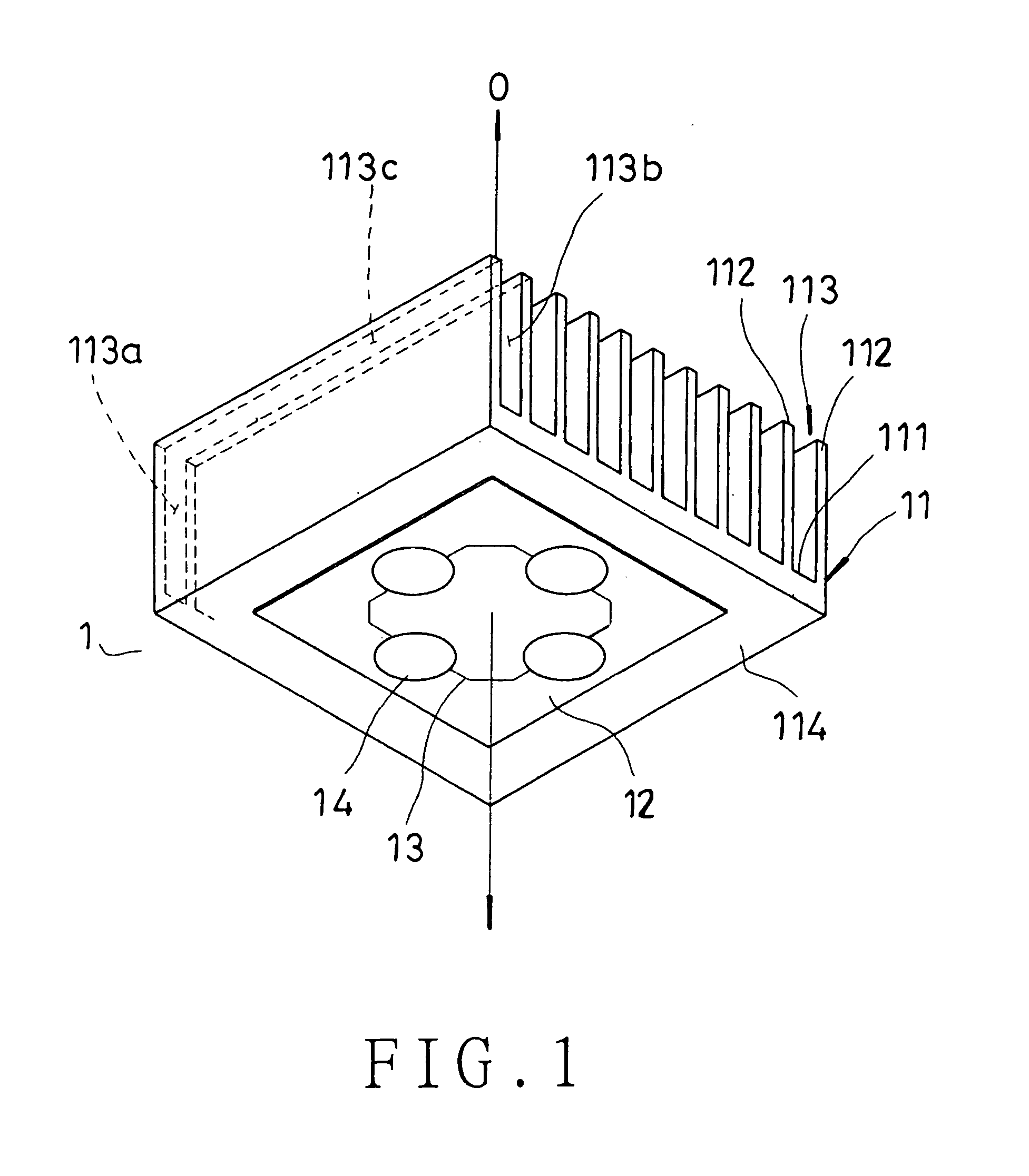 Light emitting diode lamp with high heat-dissipation capacity