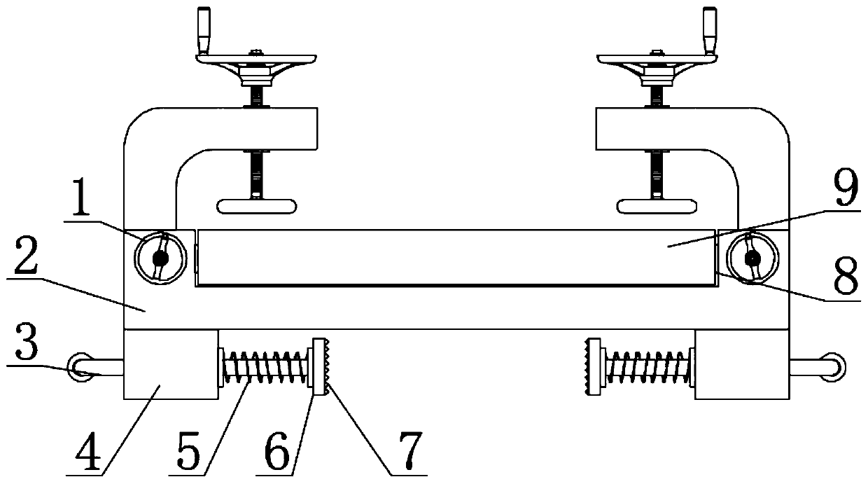 Positioning device for cutting copper-clad plate