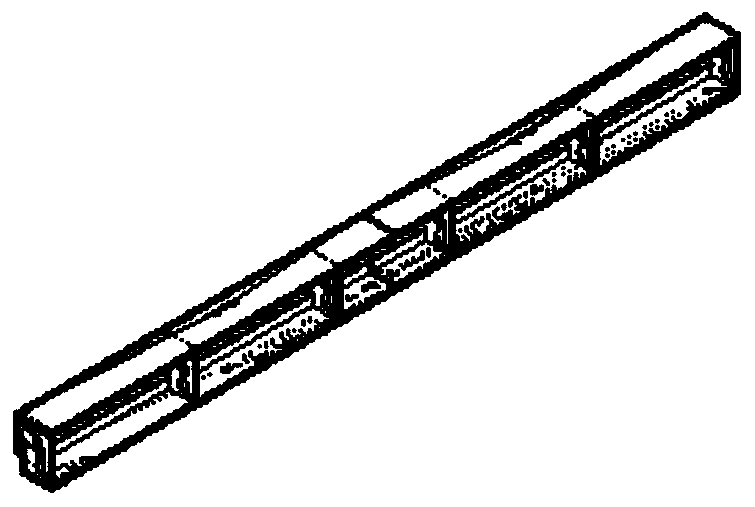 PC wallboard mold with pre-embedded window frame and pre-embedded waterproof rubber strips for prefabricated building