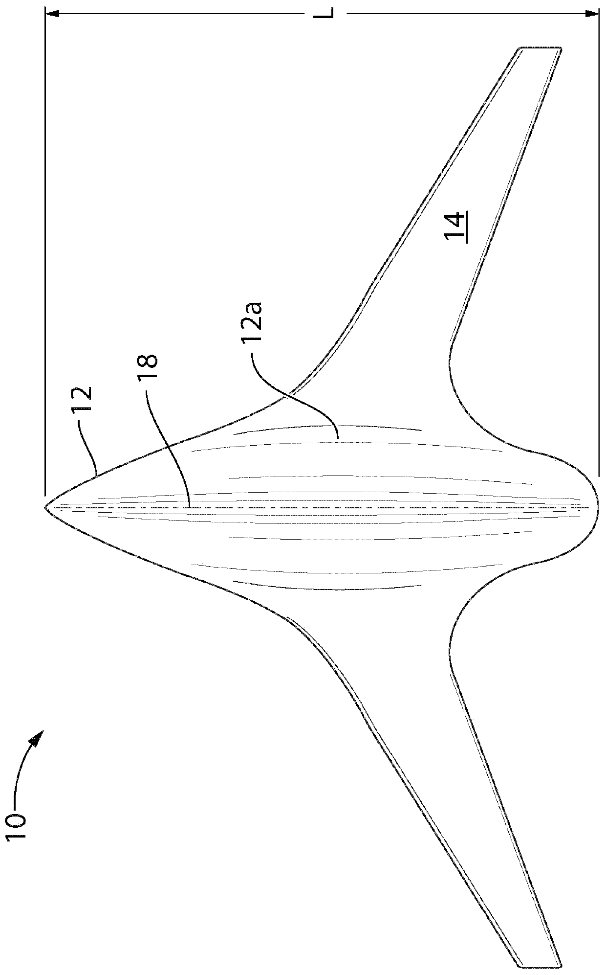 Blended wing body aircraft