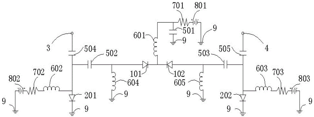 Amplitude and phase tunable type pre-distortion linearizer