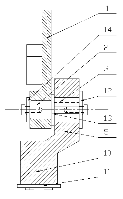 Clamp for mechanical property test of welding of steel-bar truss