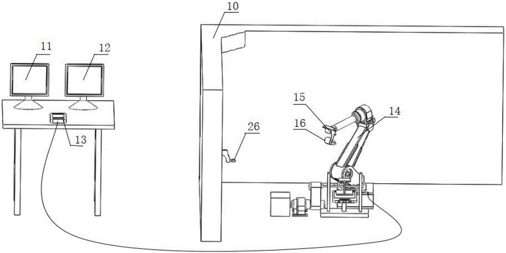 X-ray real-time imaging detecting system and detecting method for detecting defects of H-shaped weld component