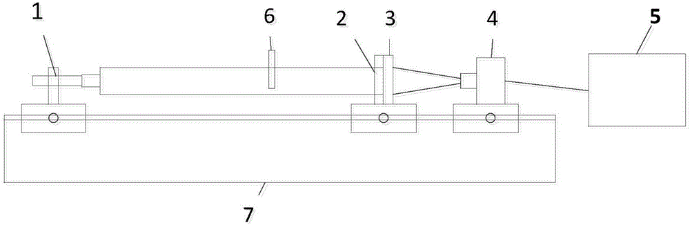 Transverse deformation measuring system and method based on laser irradiation intensity variation