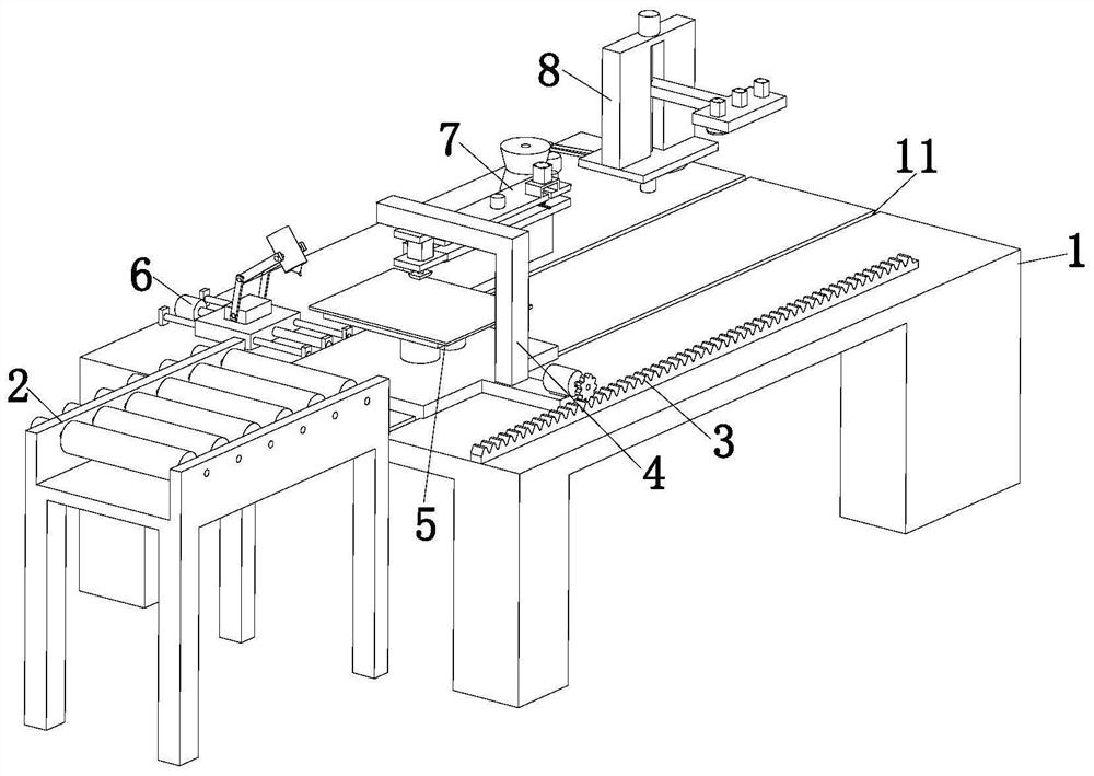 Automatic edging process for refrigerator interlayer glass