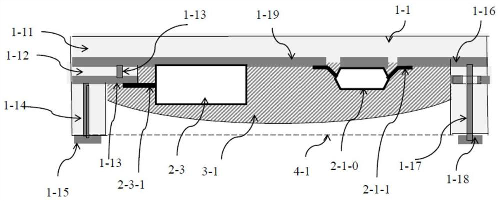 Cylindrical crystal oscillator and chip individual packaging structure based on multi-layer embedded substrate