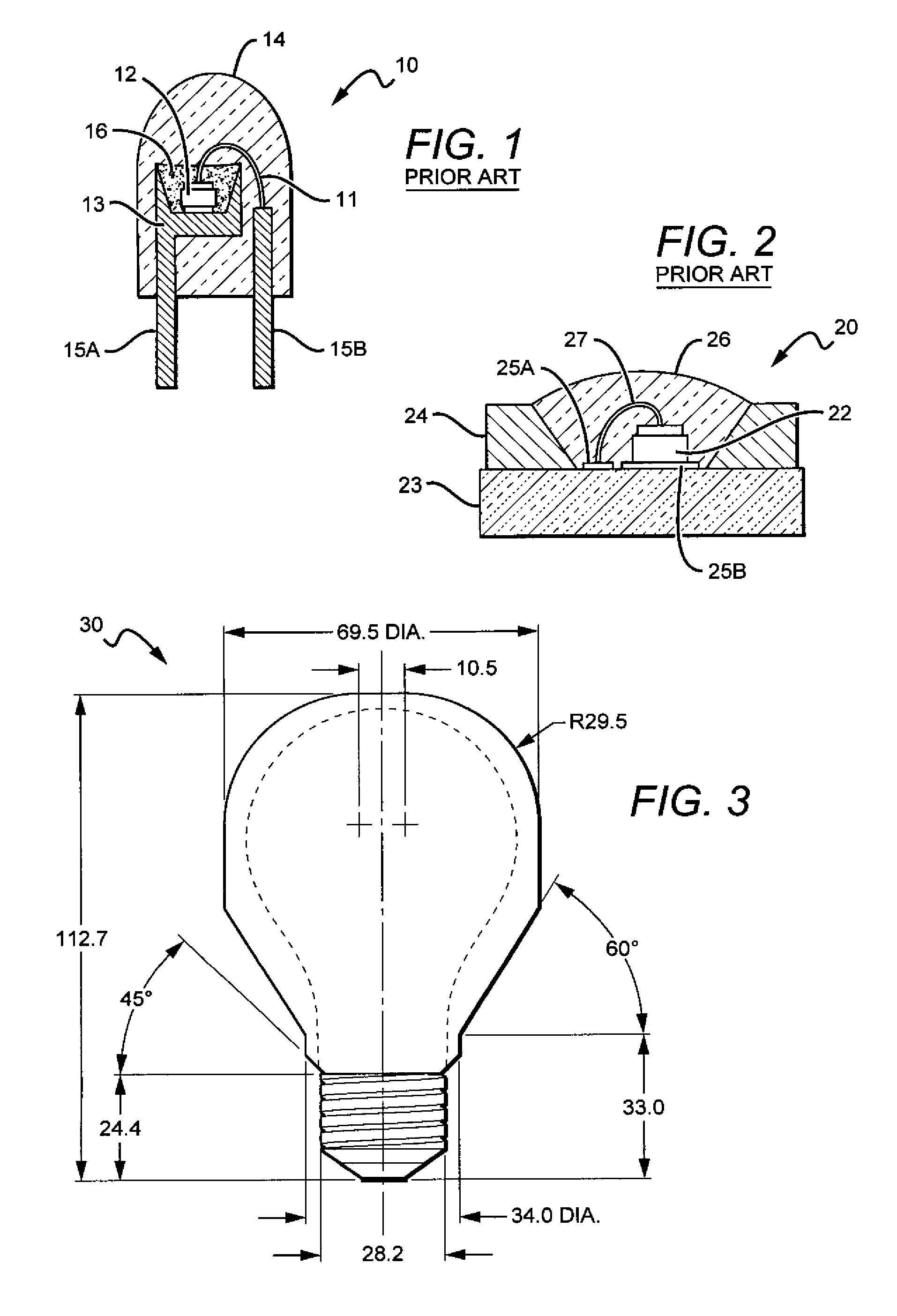 High efficiency solid state lamp and bulb