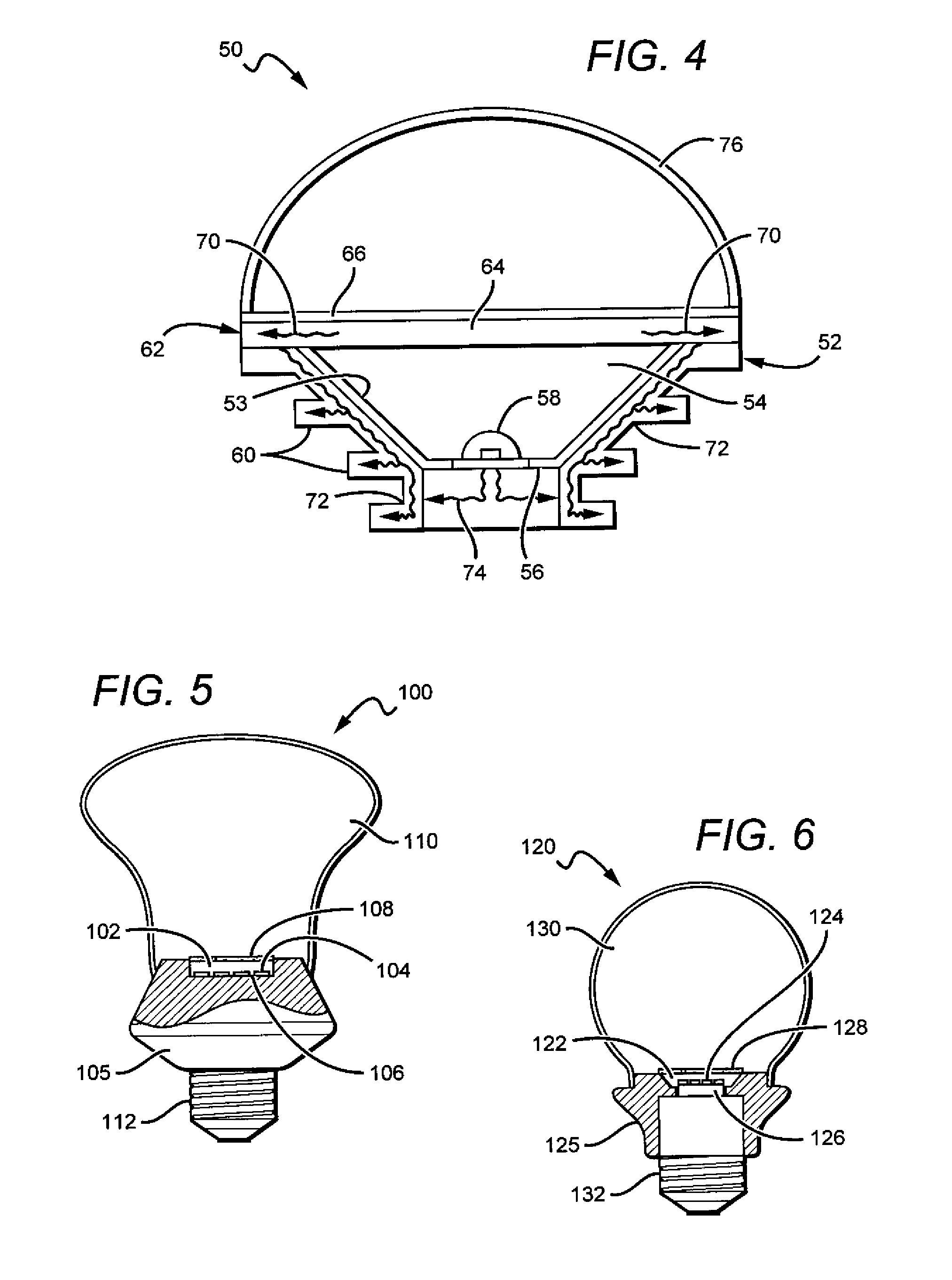 High efficiency solid state lamp and bulb