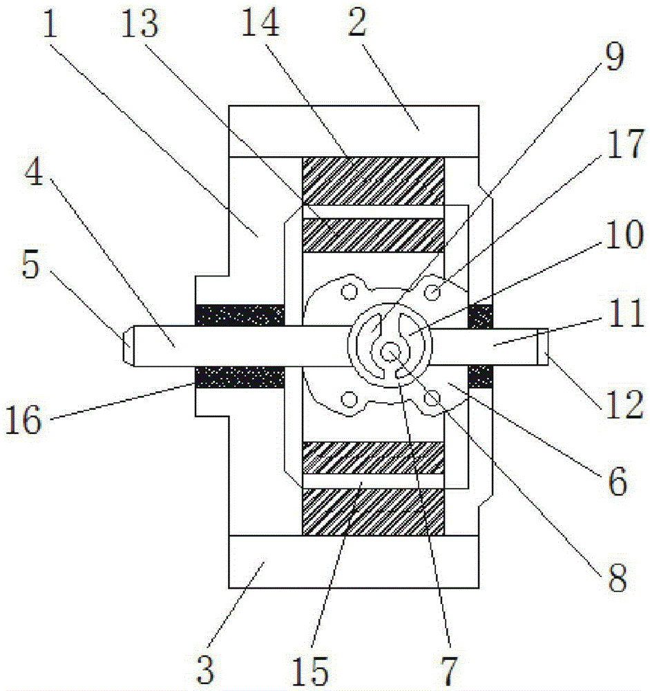 Novel even oil-supplying rotor type oil pump