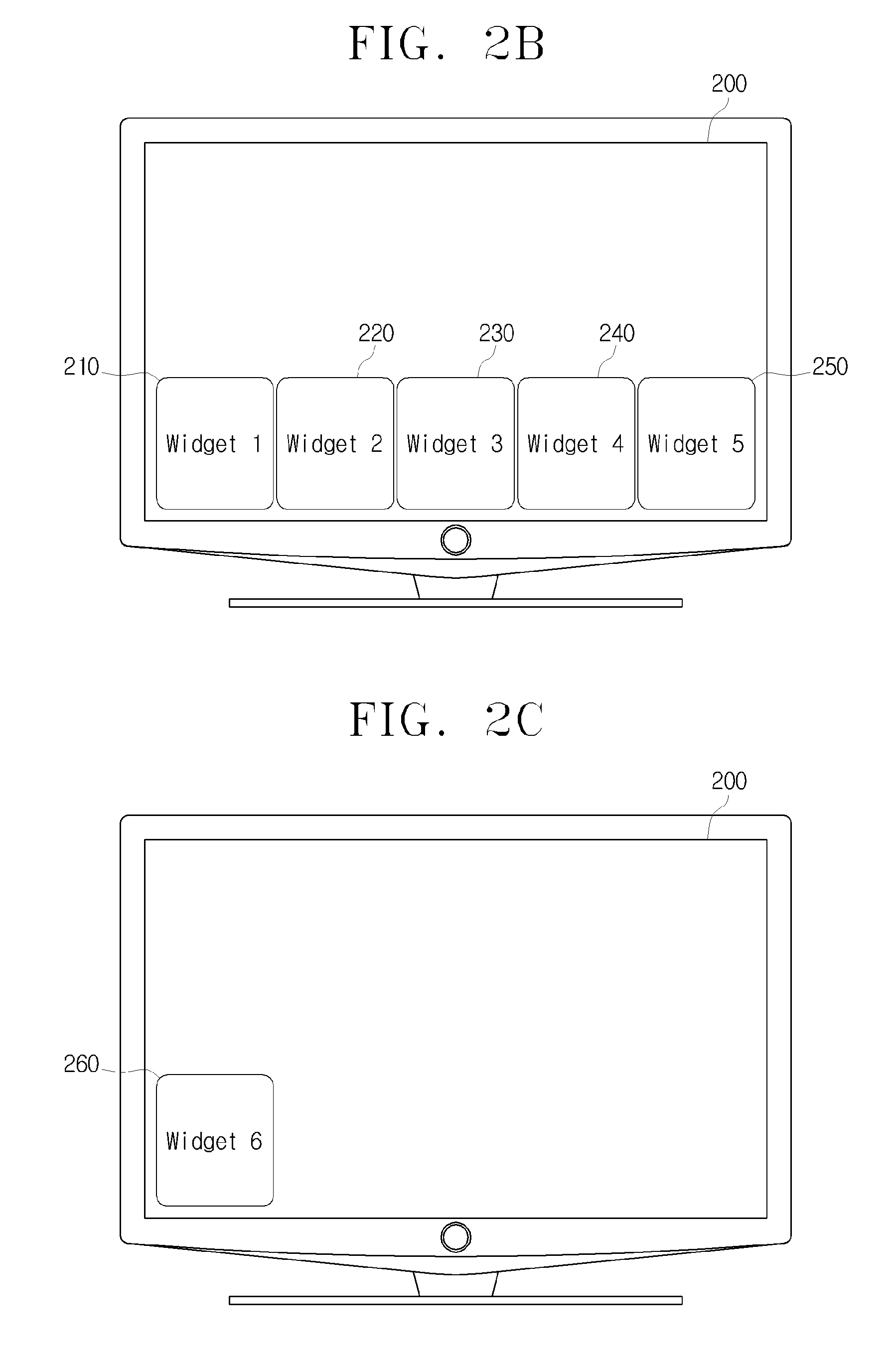 Display apparatus for displaying widget windows, display system including the display apparatus, and a display method thereof