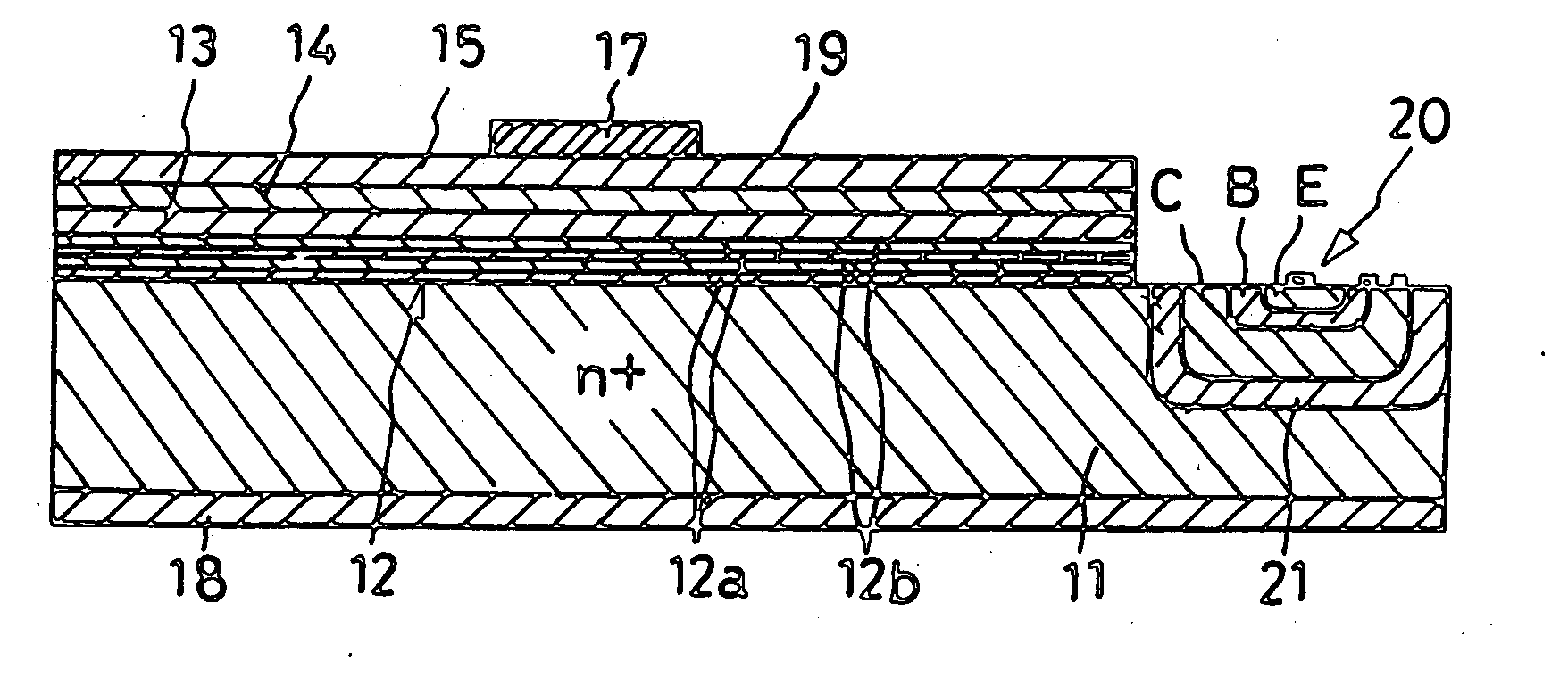 Light-emitting semiconductor device and method of fabrication