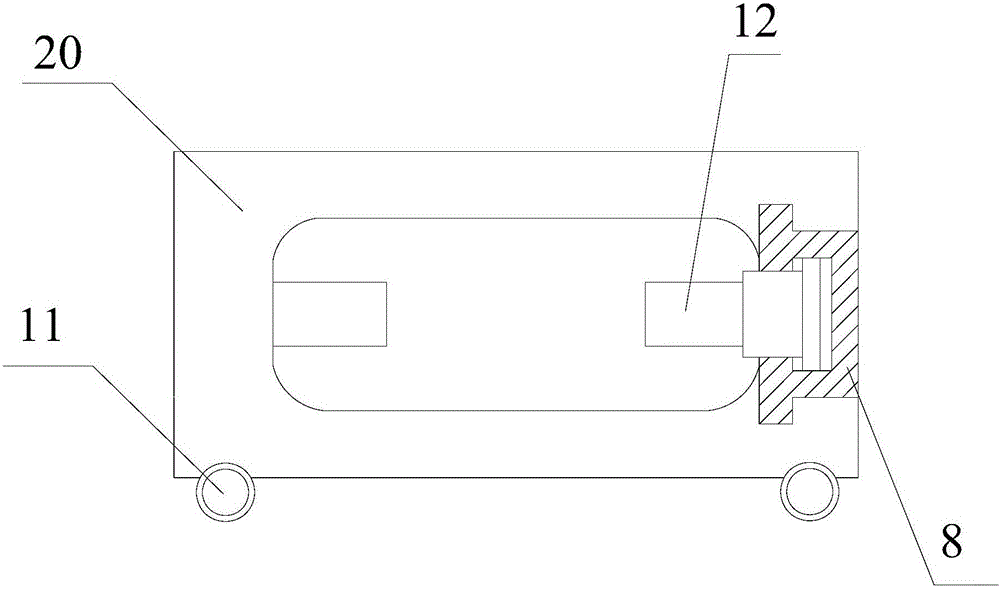 True triaxial rock loading and unloading disturbance test device and using method thereof