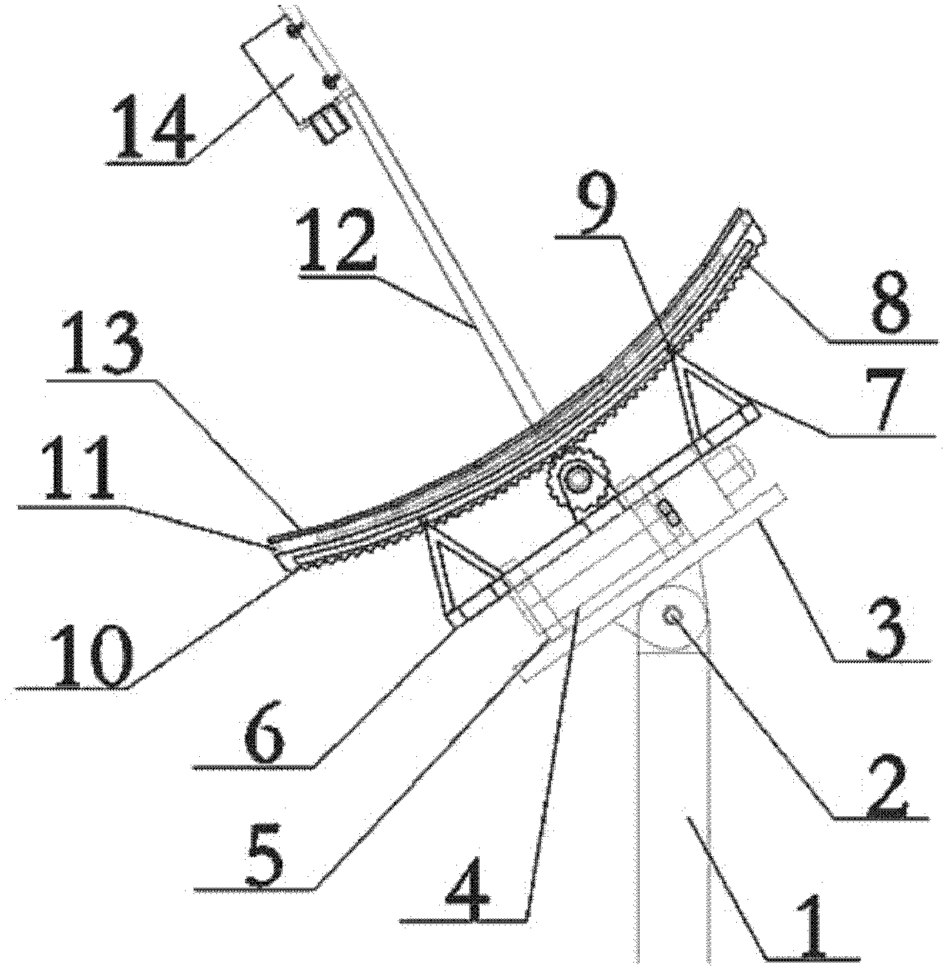 Sterling solar power generation system capable of all-dimensionally tracking trajectory of sun