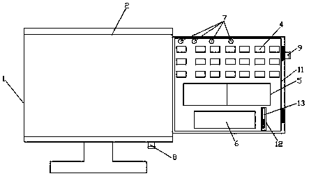 Integrated writing device for computer